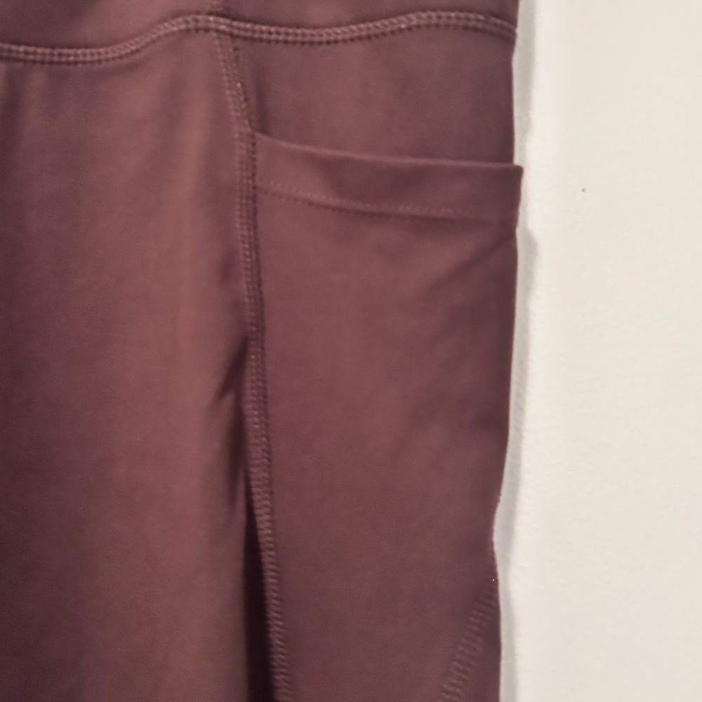 Danskin Women's Leggings with pockets  - Dark Brown